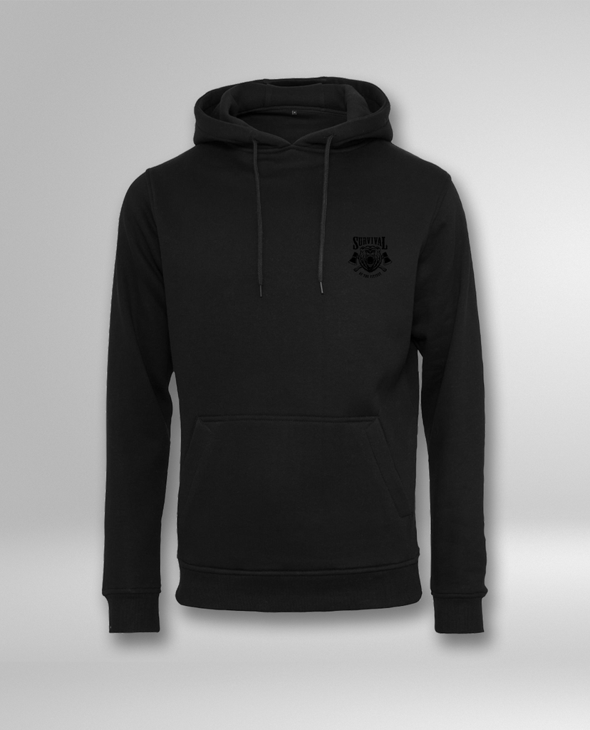 HOODIE SURVIVAL OF THE FITTEST - BLACK EDITION