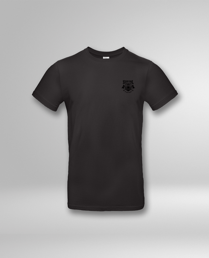 T-SHIRT SURVIVAL OF THE FITTEST - BLACK EDITION