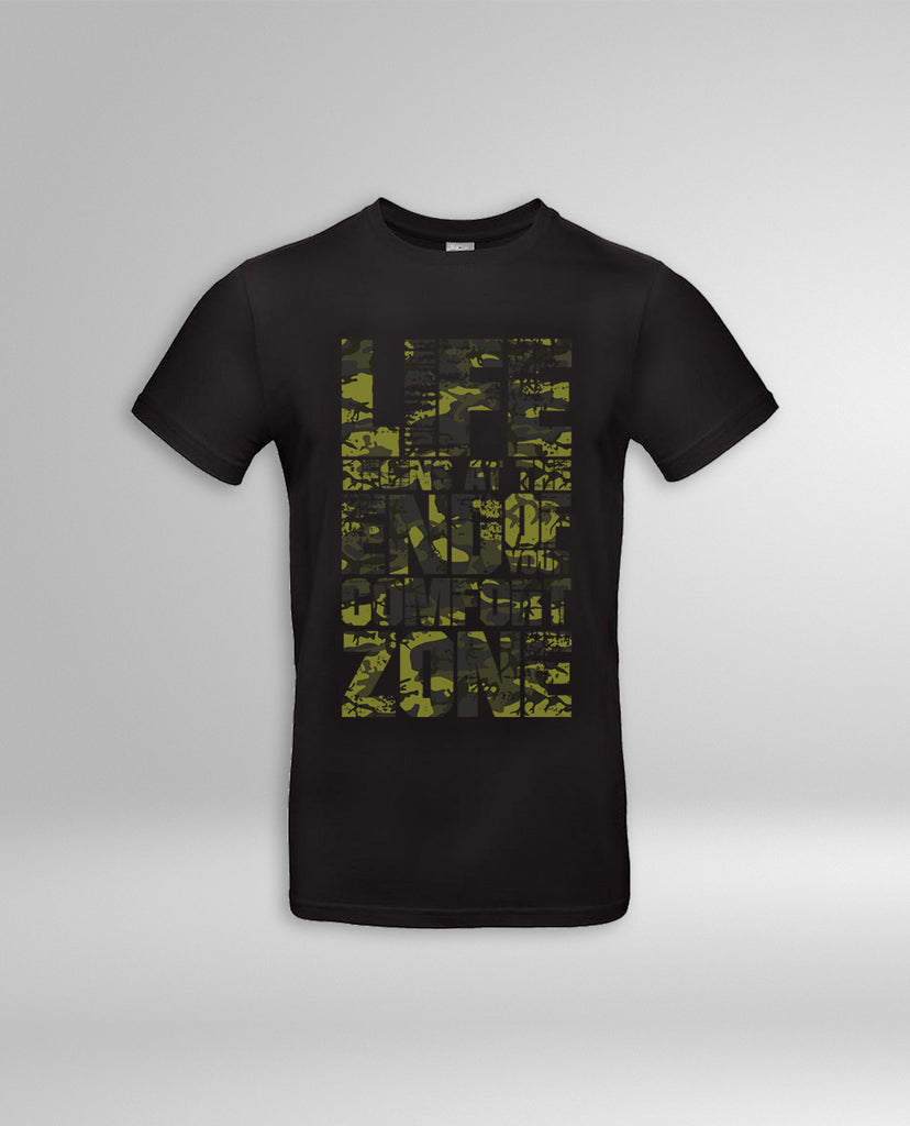 T-SHIRT LIFE BEGINS CAMOUFLAGE