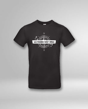 T-SHIRT DER FUSSBUS FÄHRT IMMER