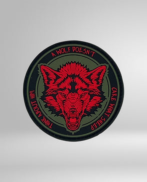 PATCH WOLF RUBBER
